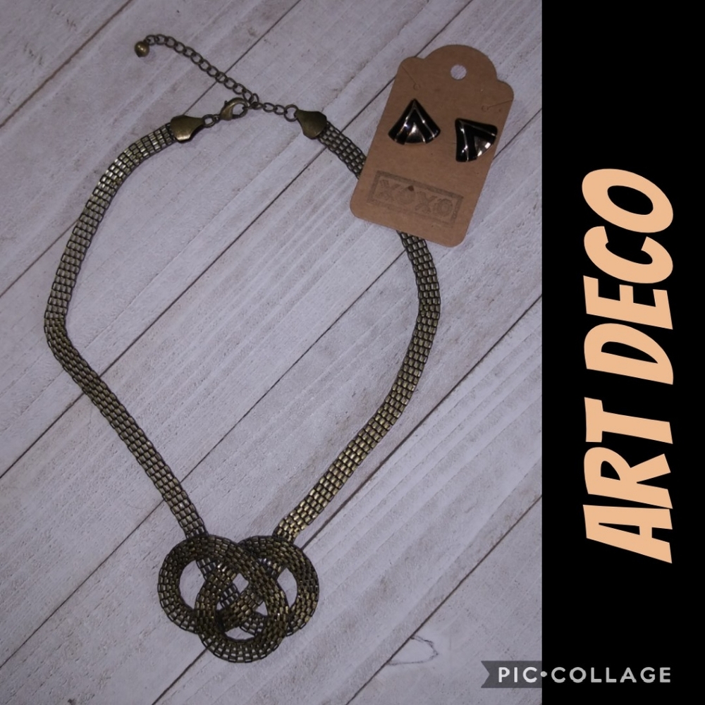 Art deco jewelry set